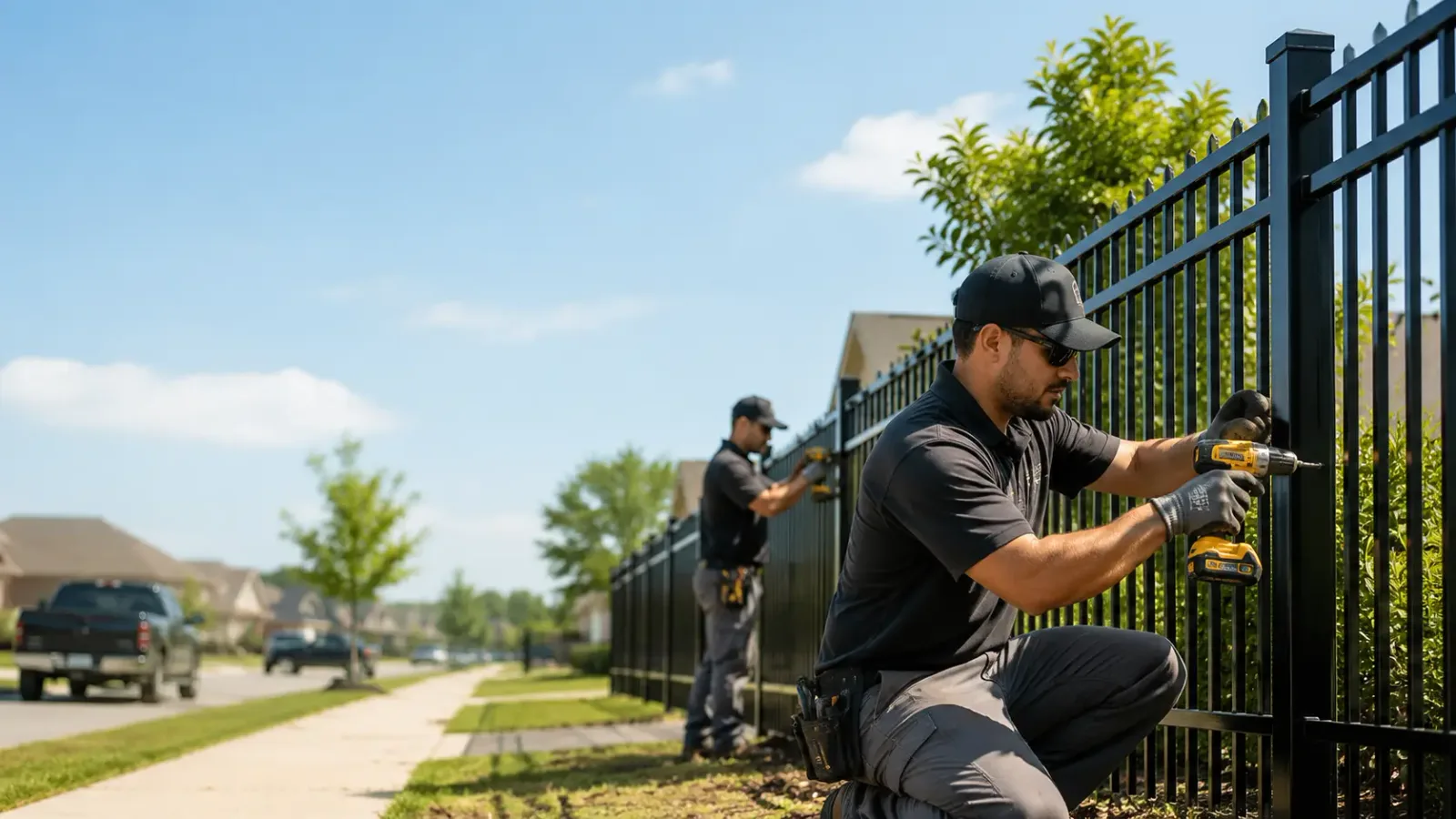 Metal Fence Installation in Vienna, IL